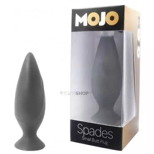 Анальная пробка Seven Creations Mojo Spades S, черная